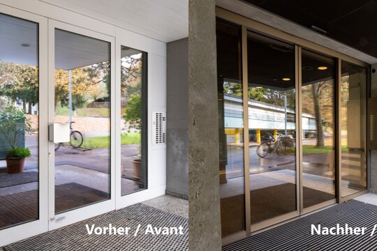 Umbau des Eingangbereiches eines Wohnhauses mit record