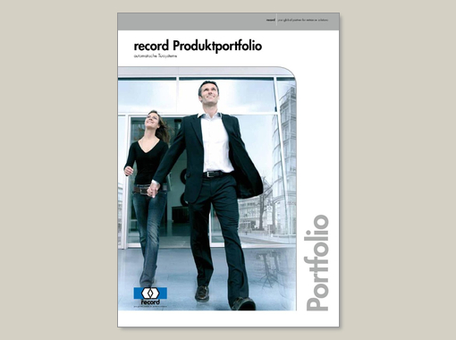 record Portfolio – Broschüre